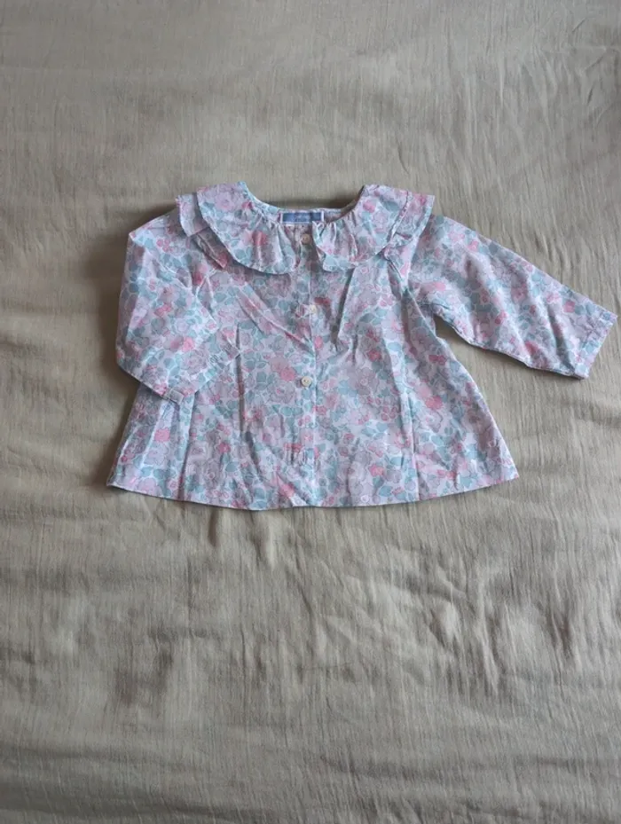 Ensemble Jacadi robe et chemisier 6 mois - photo numéro 7