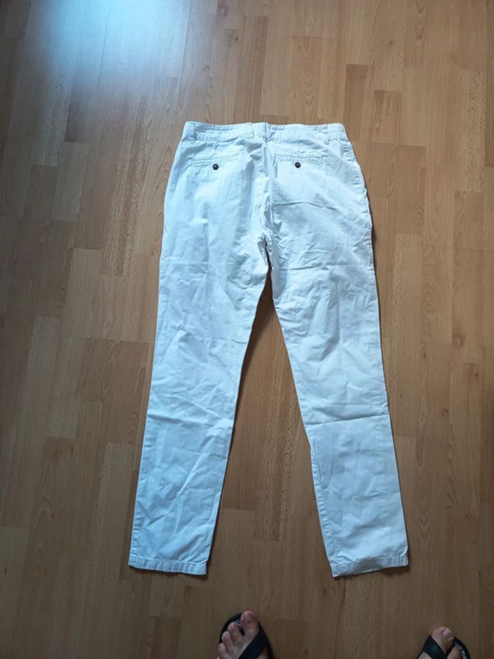 Jean blanc Gémo taille 36 - photo numéro 3