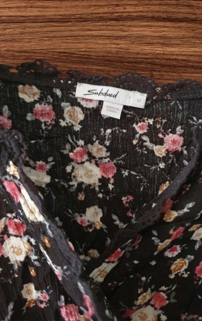 Crop top fleuri - photo numéro 2