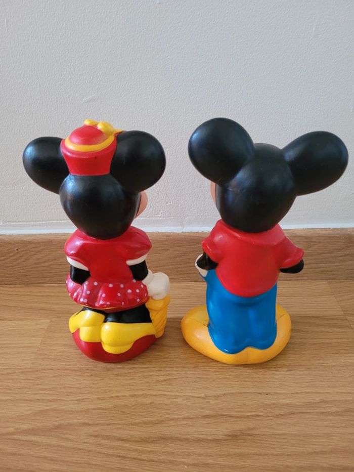Figurine bouteille Mickey et minnie - photo numéro 2