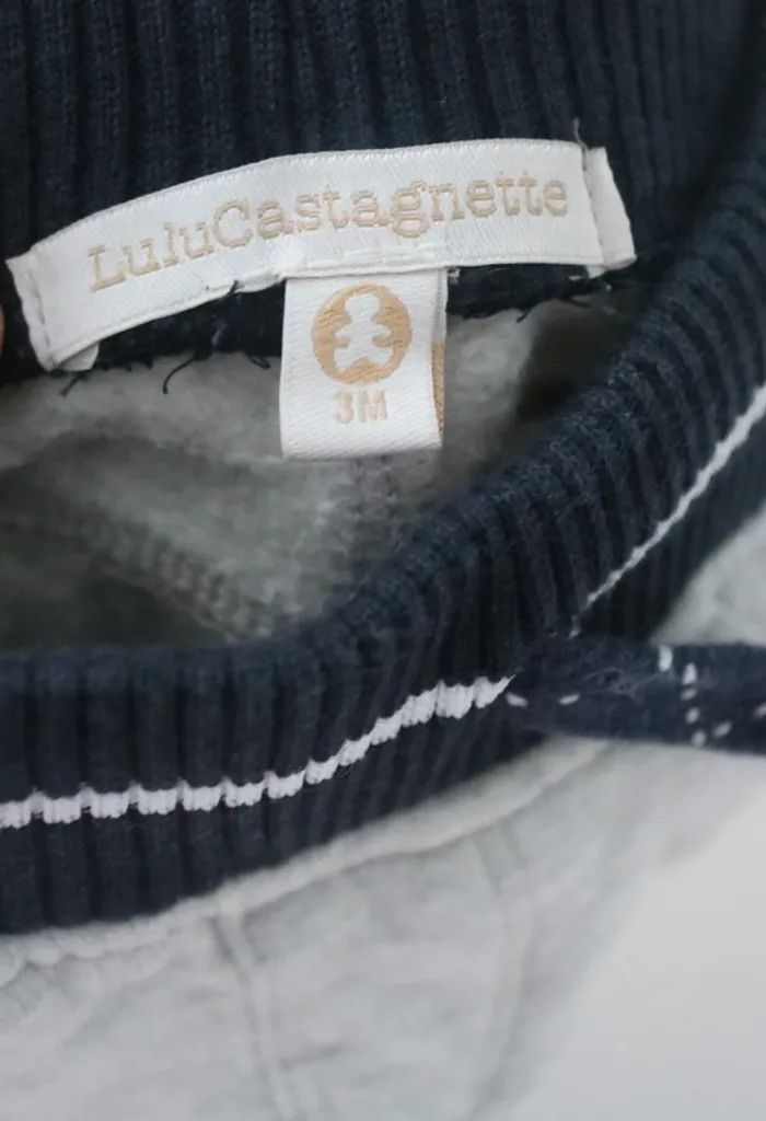 Ensemble automne/hiver haut/gilet Orchestra et jogging Lulu Castagnette 3 mois - photo numéro 4