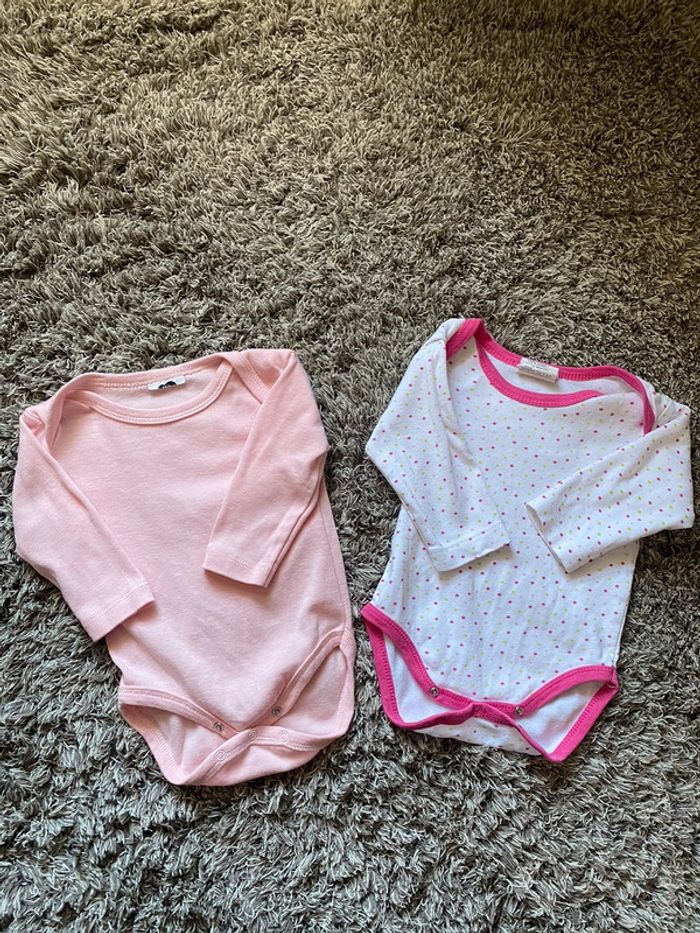 Lot 2 body’s manches longues mots d’enfants 3 mois