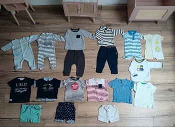Lot garçon 18 pièces - 6 mois - Neuf ou très bon état