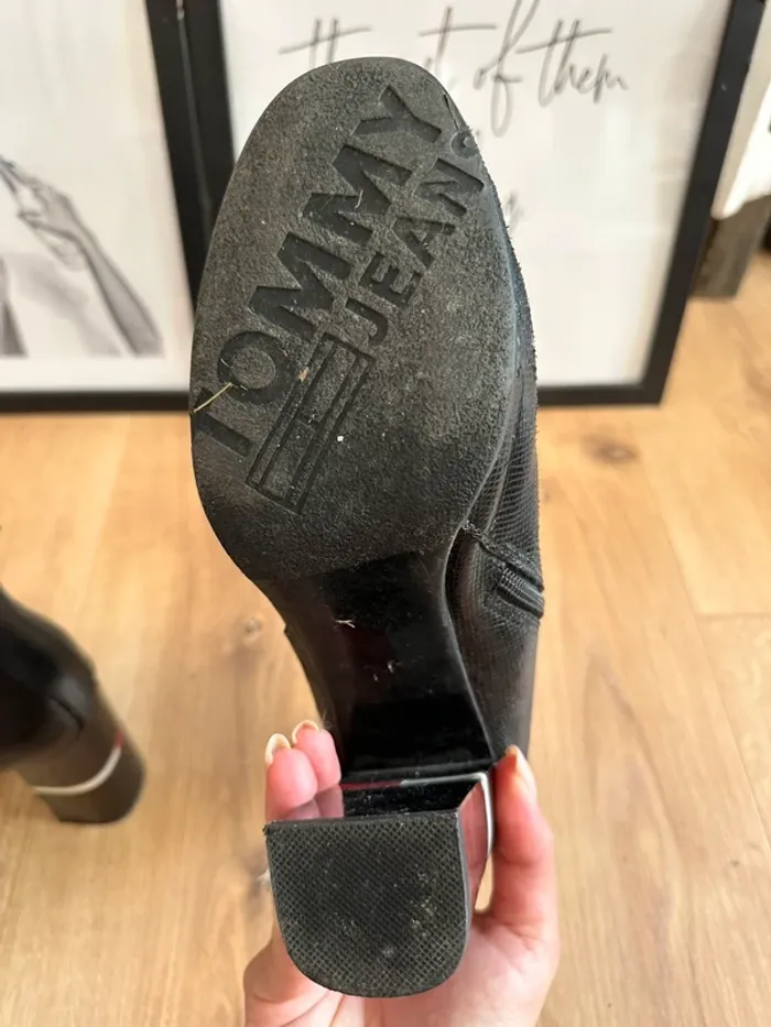 Bottines Tommy Hilfiger noires taille 39 - photo numéro 8