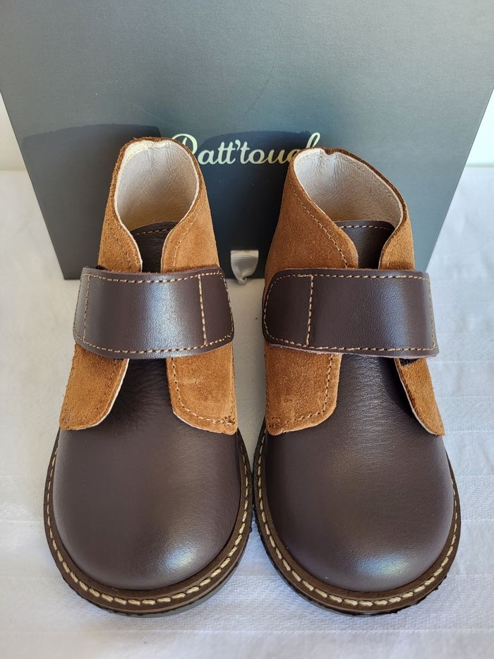 Bottines garçon en cuir Point 21 Made in France 🇨🇵 - photo numéro 3