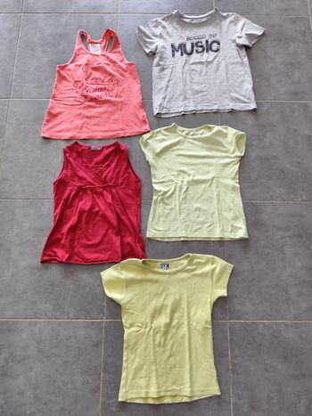 Lot Tee shirt fille