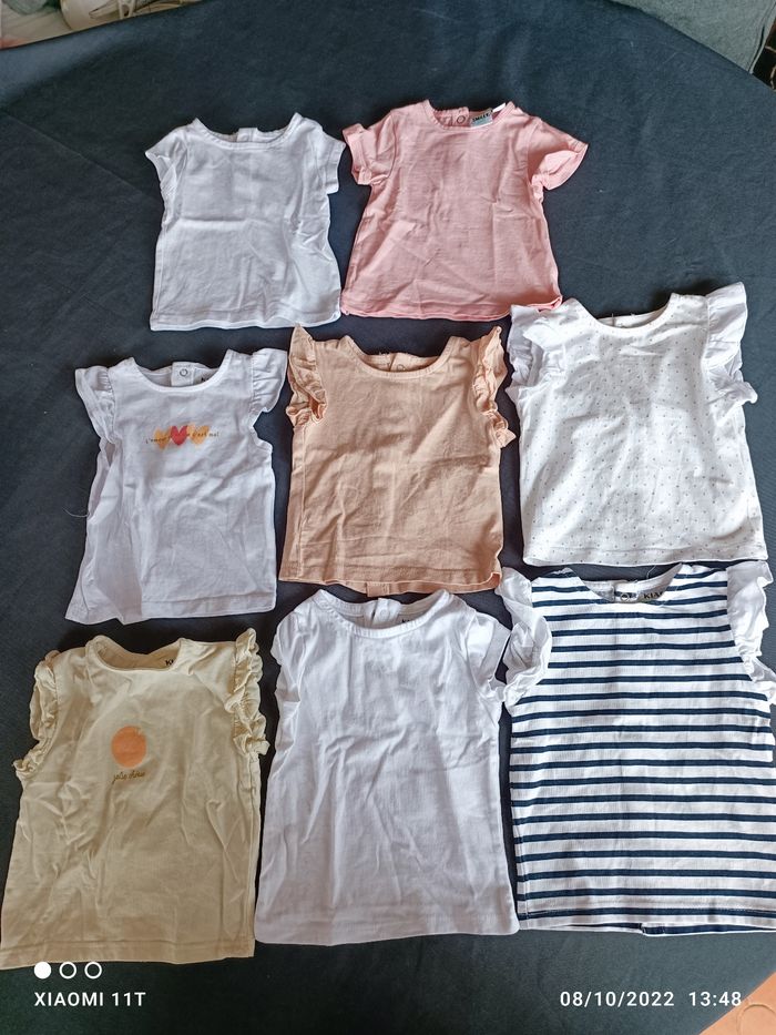Lot t shirt Kiabi