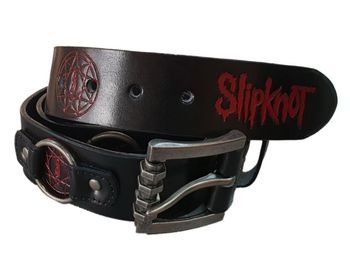 Ceinture officielle Slipknot noire et rouge