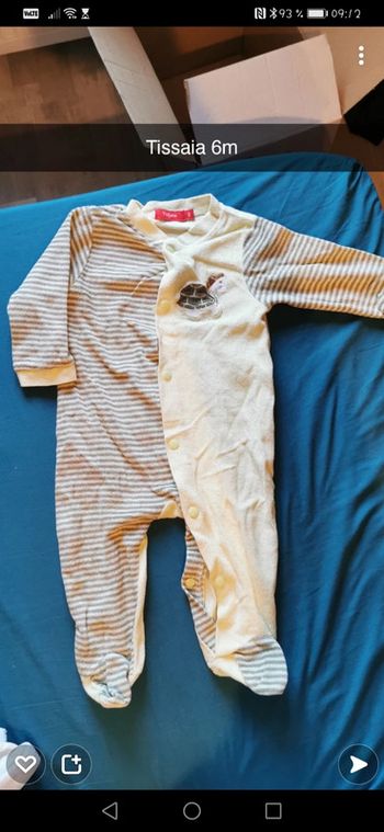 Pyjama mixte tortue