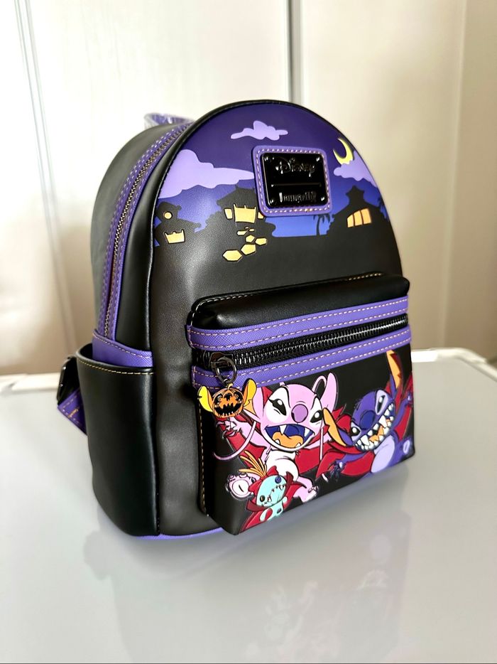 Loungefly backpack Stitch et Angel vampire Halloween Disney - photo numéro 8
