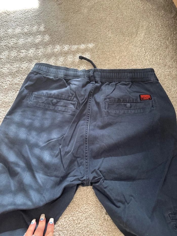 Chino bleu marine superdry taille 40 - photo numéro 8