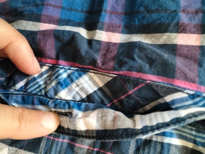 Chemise à carreaux et rayures - photo numéro 3