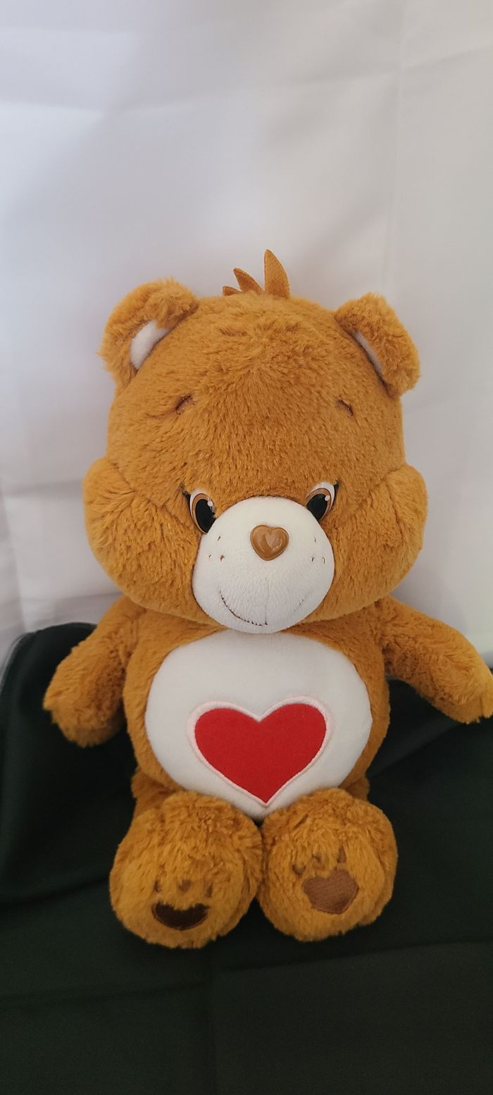 peluche Les Bisounours orange Grosbisou Care Bears 33 cm