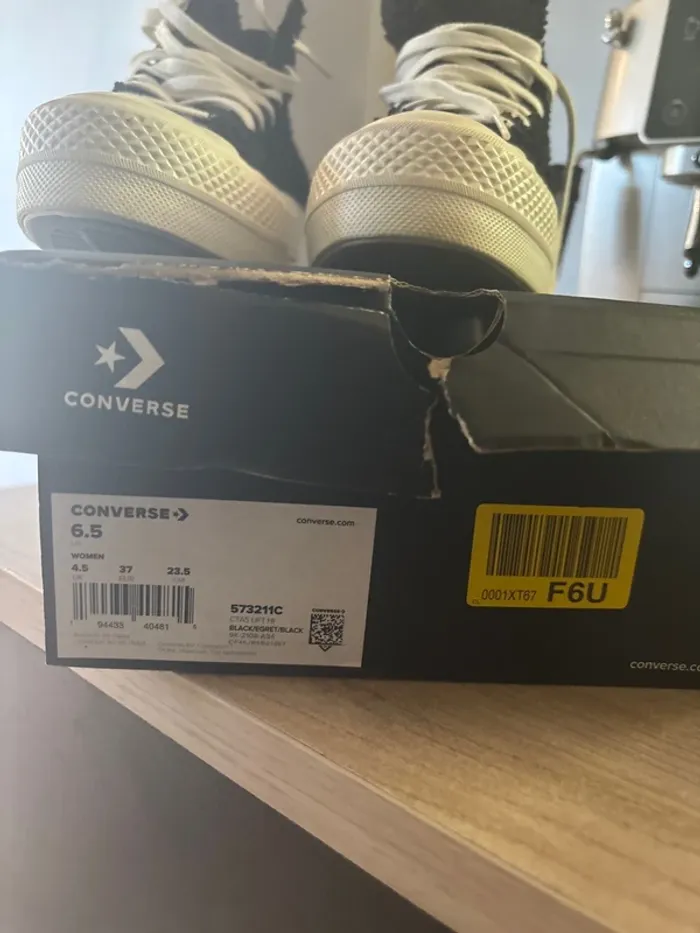 Converse plate-forme moumoute taille 37 - photo numéro 11
