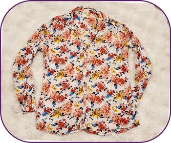 Chemise fleurie femme - Taille M - Marque DeFacto - Multicolore - Très bon état