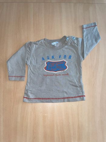 Tee shirt manches longues Absorba 9 mois