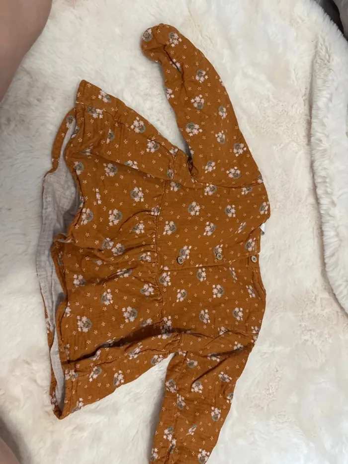 Blouse fleurie bébé 18 mois - photo numéro 2