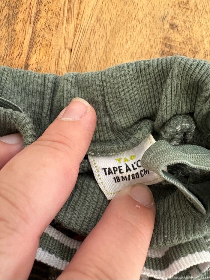 2 pantalon jogging-sarouel 18 mois - photo numéro 3
