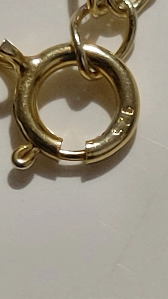 Collier en argent véritable plaqué or pendantif moissanite 3 carats - photo numéro 6