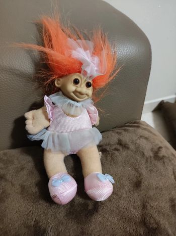 poupée chiffon troll danseuse