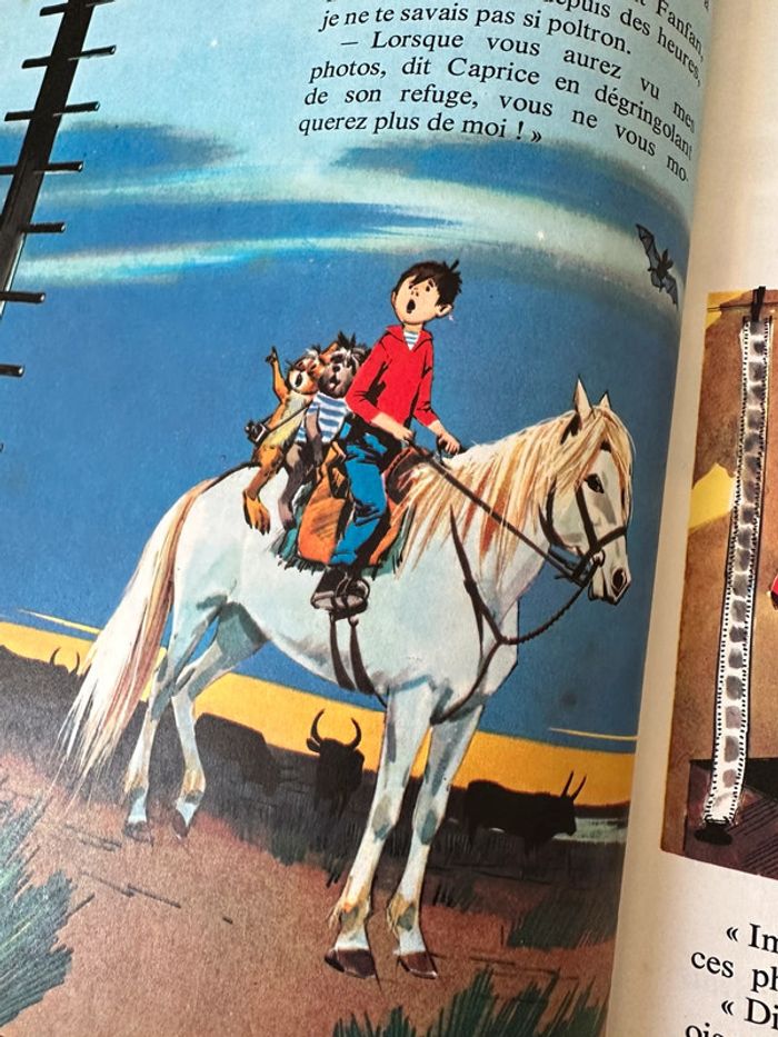 1970 Livre ancien Pierre Probst Fanfan et l’Ours de Camargue auteur Caroline bd album - photo numéro 3