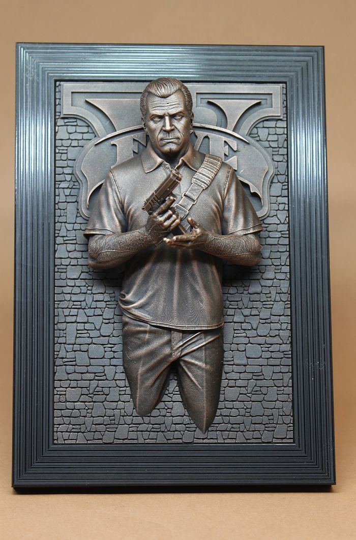 Figurine cadre GTA V Michael De Santa Grand Theft Auto - photo numéro 3