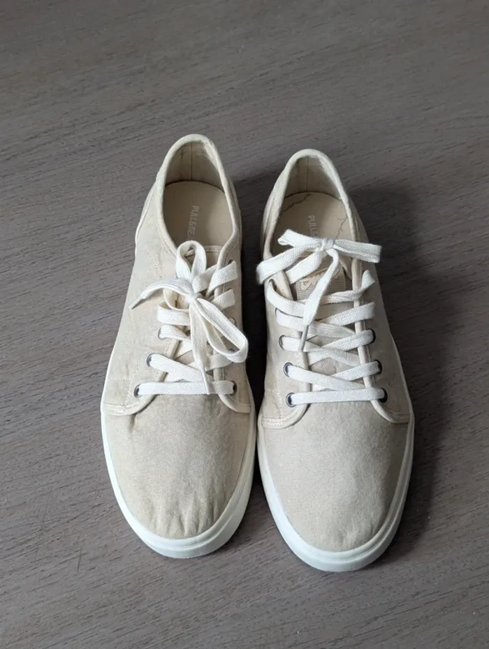 Chaussure basket basses homme Pull & Bear STWD T44 - Neuves - photo numéro 4