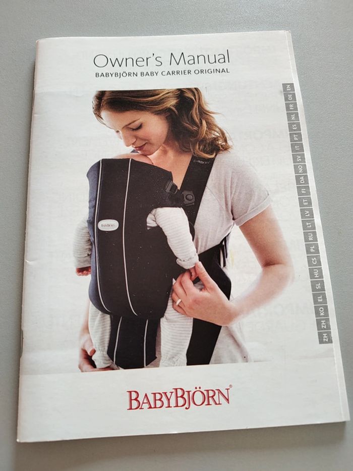 Porte-bébé Babybjörn baby carrier original