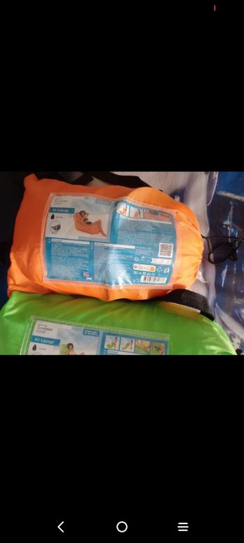 Fauteuil gonflable  de plage