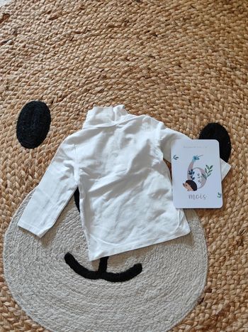 Sous pull blanc Kiabi