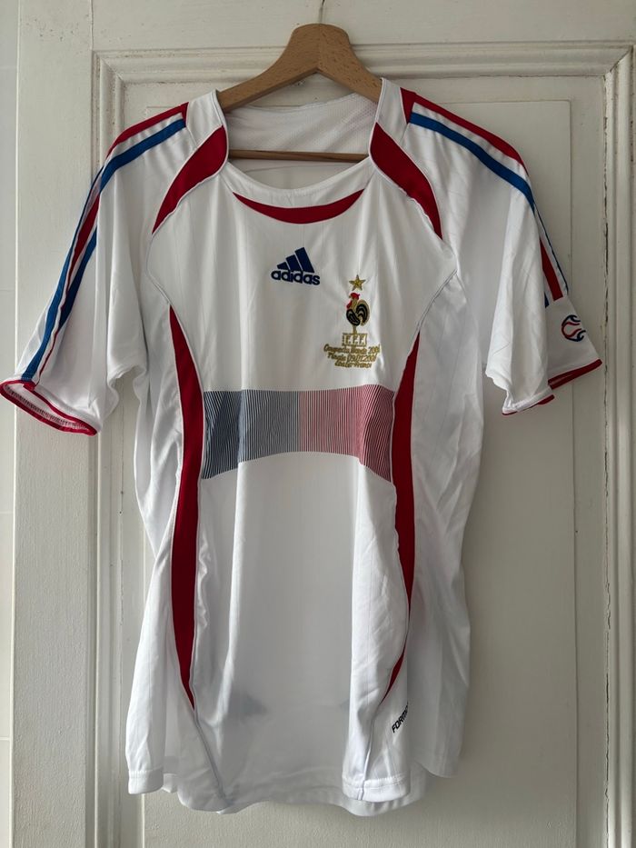 Maillot Équipe de France – Coupe du Monde 2006 – Adidas – Taille S - photo numéro 3
