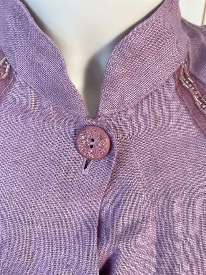 Robe brodée lilas - photo numéro 11