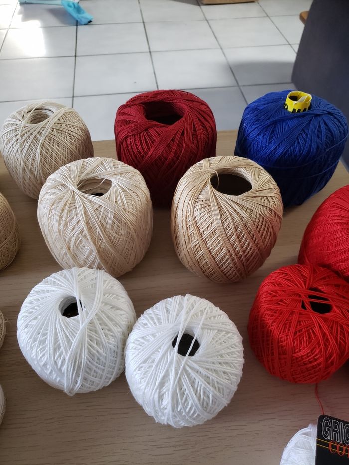 Lot fils pour crochet - photo numéro 3