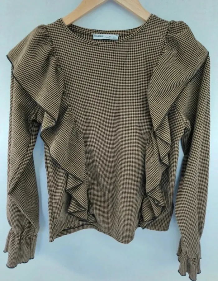 Tee shirt manches longues Pull & bear - photo numéro 4