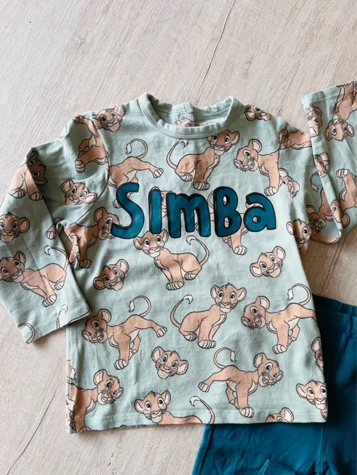 Tee-shirts et pantalon bébé garçon le roi lion Disney - photo numéro 2