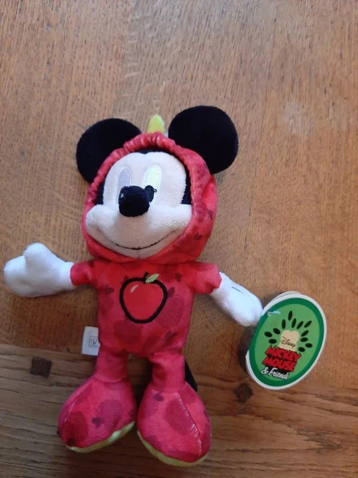 peluche doudou fraise Mickey Disney