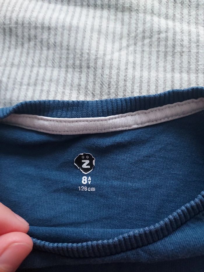 T shirt manches longues Z 8ans - photo numéro 4