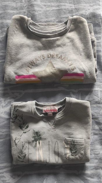 Lot 2 sweat fille