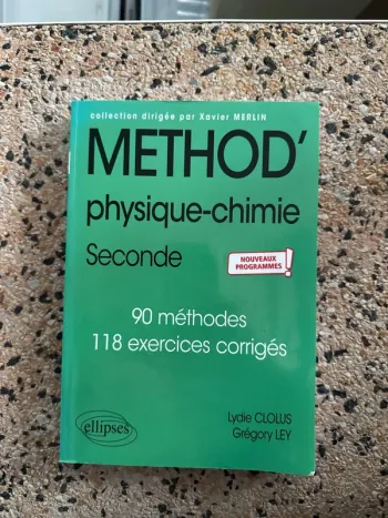 Livre method’ physique, chimie, seconde