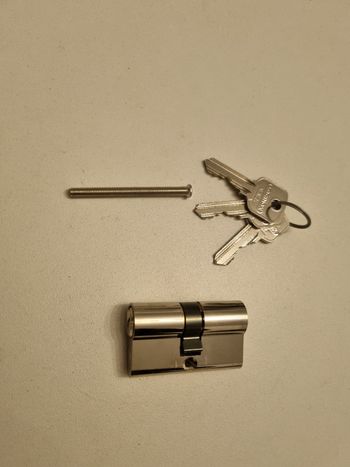 Barrilet cylindre serrure de porte 55mm
