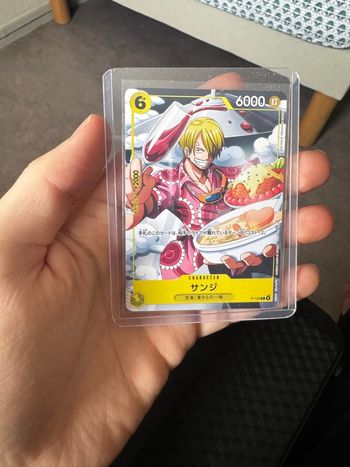 Carte one piece Sanji P-120 V Jump Promo Jap