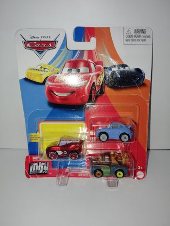 Pack de 3 mini voitures cars 