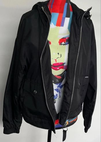 veste noir, coupe-vent