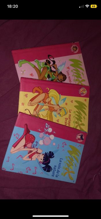 Lot de livre winx