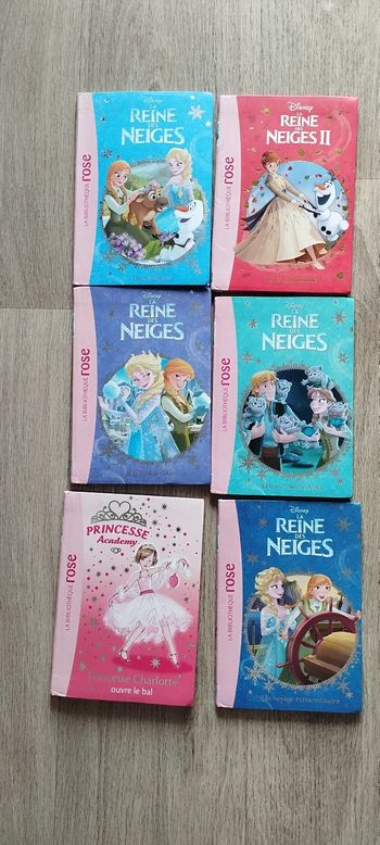 Lot livres la reine des neiges