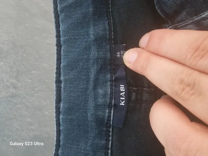 Mini jupe jean bleu kiabi t46 - photo numéro 2
