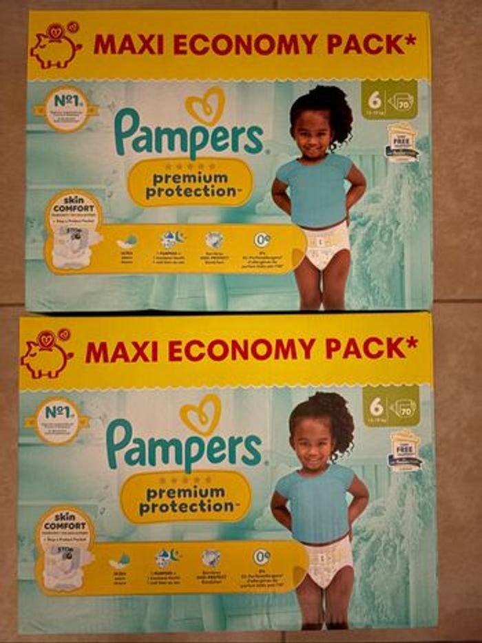 Couches Pampers Premium Protection Taille 6 Neuf