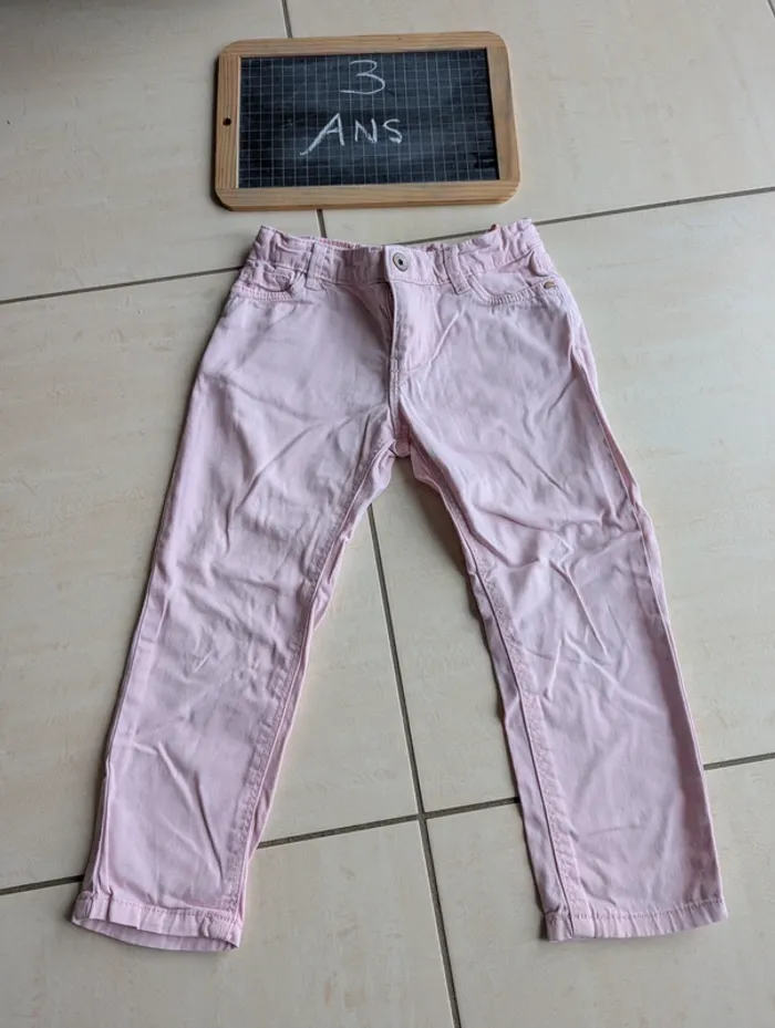pantalon rose in extenso 3 ans
