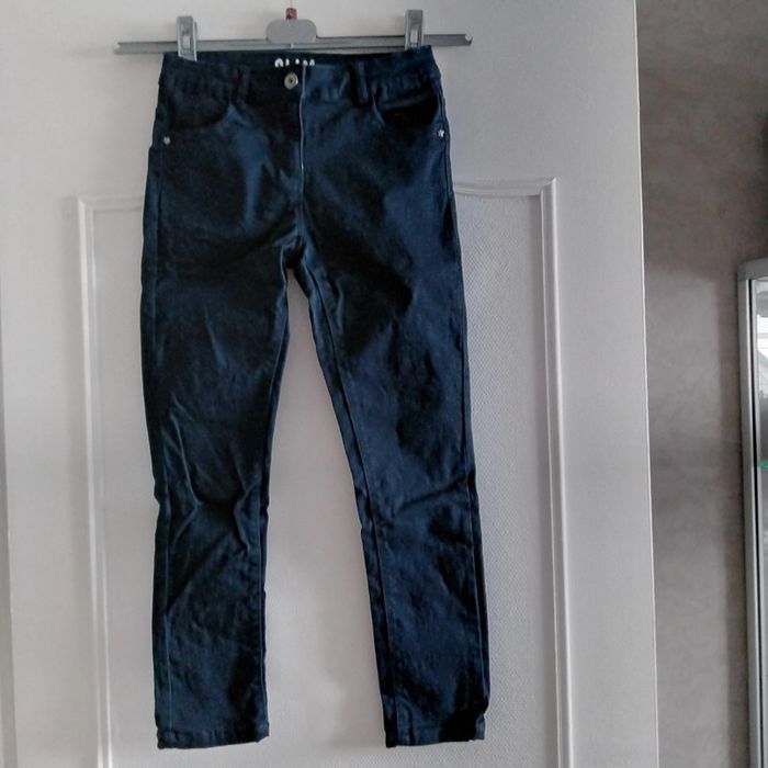 Jean slim marine fille 10 ans Vert Baudet