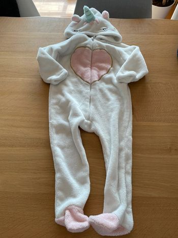Combinaison licorne 2 ans